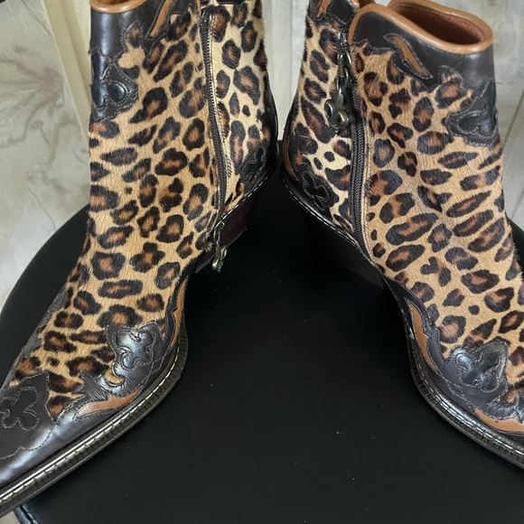 DONALD PLINER • BOOTS Print Cowboy Boots 6 new - Picture 2 of 9